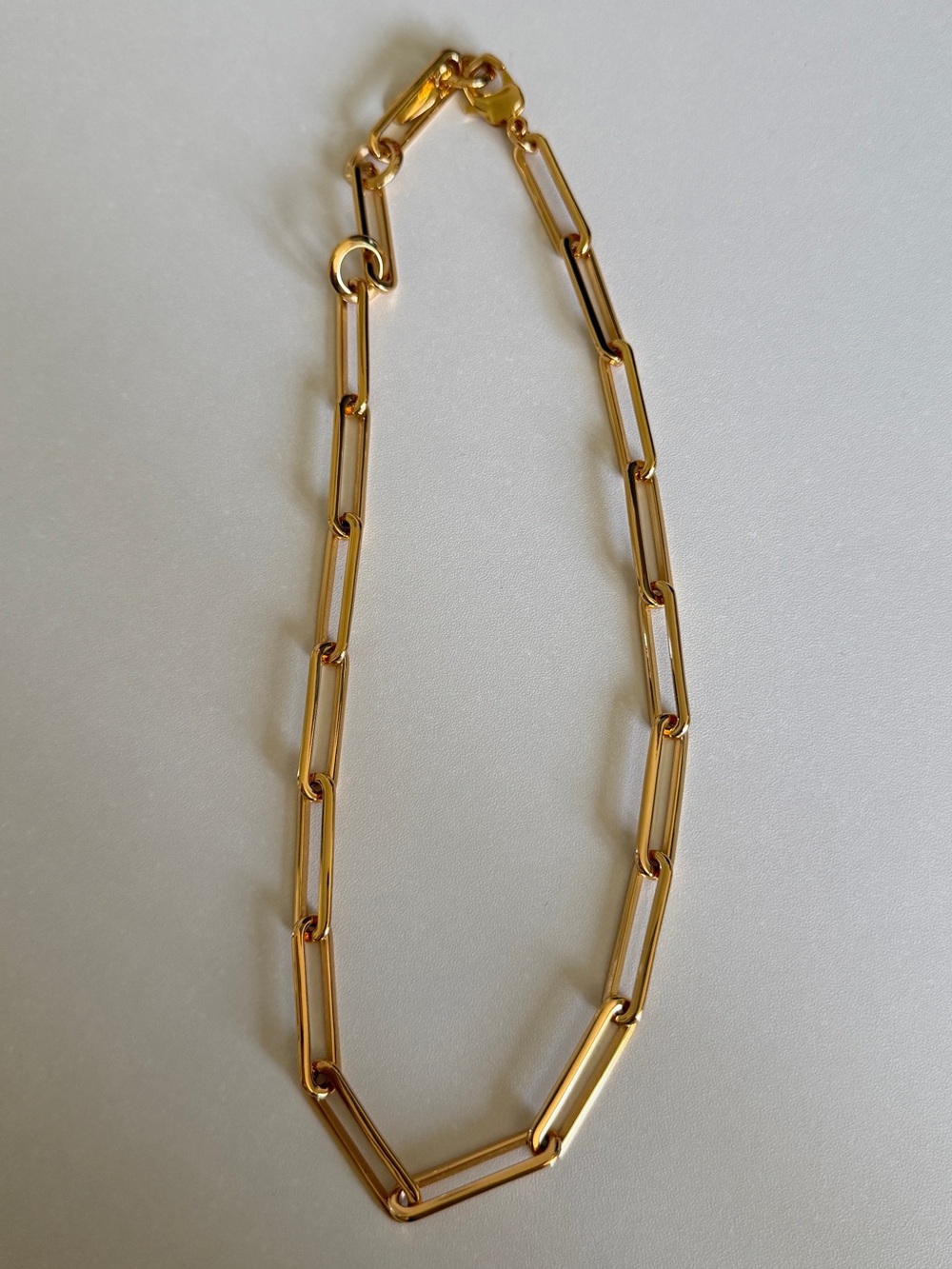 Jenny Bird Stevie Gold Paperclip Link Necklace